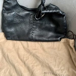 Bottega Veneta black leather bag